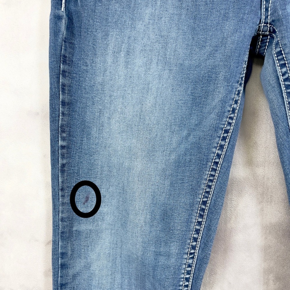 Sexy Couture Womens Jeans Size 17 Y2K McBling Western Rhinestone Country Stretch - Picture 4 of 15